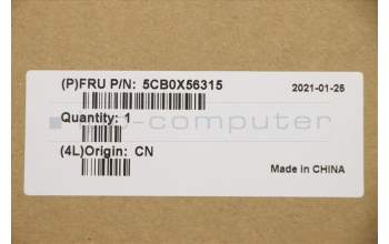 Lenovo 5CB0X56315 Tastatur inkl. Topcase ASM_ND L81YK NBLNFPPG