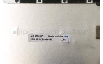 Lenovo 5CB0X56363 Tastatur inkl. Topcase ASM_FR L81YK NBLNFPGG