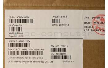 Lenovo 5CB0X56386 Tastatur inkl. TopcaseASM_AR-E L81YK NBLFPLT