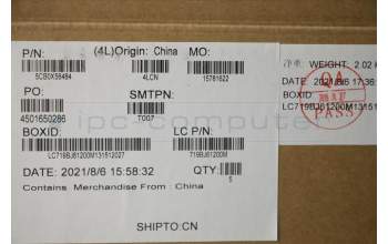 Lenovo 5CB0X56484 Tastatur inkl. TopcaseASM B NFP_AB/KB UK