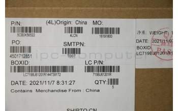 Lenovo 5CB0X56522 Tastatur inkl. TopcaseASM B NFP_PG/KB FR