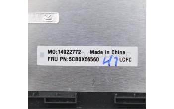 Lenovo 5CB0X56560 Tastatur inkl. Topcase ASM_PO L81WA NFPBKDIS