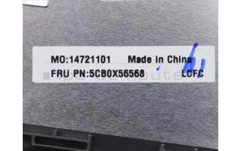 Lenovo 5CB0X56568 Tastatur inkl. Topcase ASM_AR-EL81WANFPBKDIS