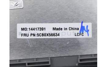 Lenovo 5CB0X56634 Tastatur inkl. Topcase ASM_BE L81WA FPPGYDIS