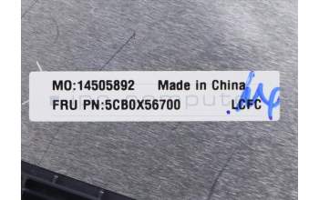 Lenovo 5CB0X56700 Tastatur inkl. Topcase ASM_BU L81WA FPABEDIS