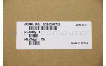 Lenovo 5CB0X56729 C-Cover with keyboard, Czech, Coral Red, Non-Backlight, Non-Fingerprint, UK