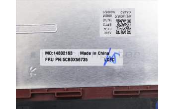 Lenovo 5CB0X56735 Tastatur inkl. Topcase ASM_UK L81WA FPCRDDIS