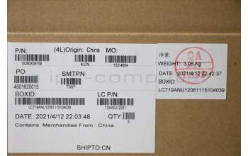 Lenovo 5CB0X56758 Tastatur inkl. TopcaseASM_US INTEL81WAFPCRDDIS