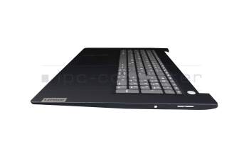 5CB0X56818 Original Lenovo Tastatur inkl. Topcase DE (deutsch) grau/blau (Fingerprint)