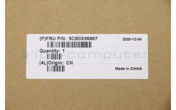 Lenovo 5CB0X56867 Tastatur inkl. Topcase ASM_IT L81WC FPPGDIS