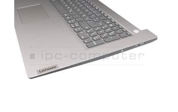 5CB0X56878 Original Lenovo Tastatur inkl. Topcase DE (deutsch) grau/silber (Fingerprint)