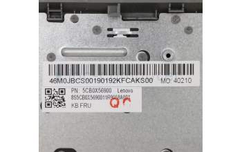 Lenovo 5CB0X56900 Tastatur inkl. Topcase ASM_UK W 81VT PG