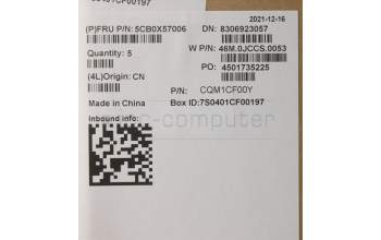 Lenovo 5CB0X57006 Tastatur inkl. Topcase ASM_FR W 81VU IB