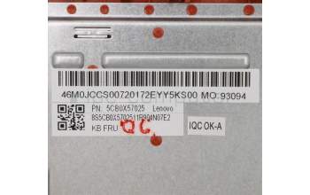 Lenovo 5CB0X57025 Tastatur inkl. Topcase ASM_UK W 81VU FO