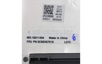 Lenovo 5CB0X57515 Tastatur inkl. Topcase ASM_KO L81WB FPPGYDIS
