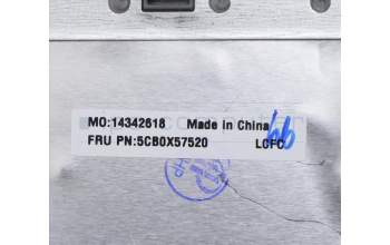 Lenovo 5CB0X57520 Tastatur inkl. Topcase ASM_AR-EL81WBFPPGYDIS