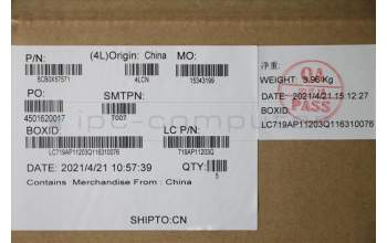 Lenovo 5CB0X57571 Tastatur inkl. Topcase ASM_TI L81WB FPABDIS