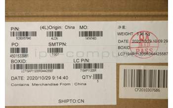 Lenovo 5CB0X57640 Tastatur inkl. Topcase ASM_AR-EL81WBFPCRDDIS