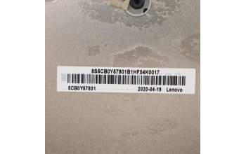 Lenovo 5CB0Y57801 C-Cover with keyboard, Belgian, Non-Backlight, UK