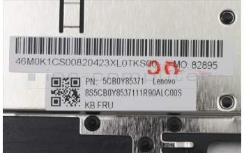 Lenovo 5CB0Y85371 Tastatur inkl. Topcase ASM_LA BL FP W81X1PG