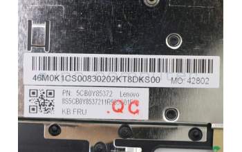 Lenovo 5CB0Y85372 Tastatur inkl. Topcase ASM_CF-E BL FP W81X1PG