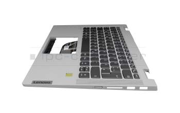 5CB0Y85377 Original Lenovo Tastatur inkl. Topcase DE (deutsch) dunkelgrau/grau mit Backlight