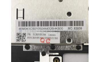 Lenovo 5CB0Y85394 Tastatur inkl. Topcase ASM_UKR BL FP W81X1PG