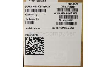 Lenovo 5CB0Y85420 Tastatur inkl. Topcase ASM_USI NBL FP W81X1PG