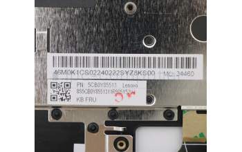 Lenovo 5CB0Y85513 Tastatur inkl. Topcase ASM_SA BL FP W81X1GY