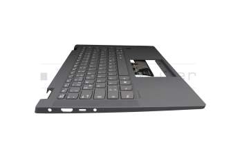 5CB0Y85534 Original Lenovo Tastatur inkl. Topcase DE (deutsch) grau/grau
