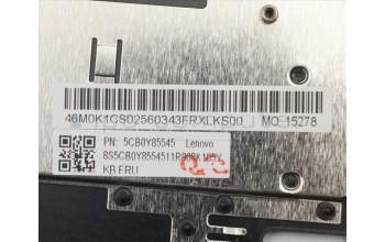 Lenovo 5CB0Y85545 Tastatur inkl. Topcase ASM_SW NBL FP W81X1GY
