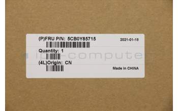 Lenovo 5CB0Y85715 Tastatur inkl. Topcase ASM_UKR BL NFP W81X3PG