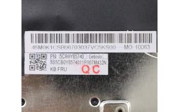Lenovo 5CB0Y85740 Tastatur inkl. Topcase ASM_SW NBL NFP W81X3PG