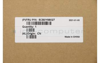 Lenovo 5CB0Y88027 Tastatur inkl. Topcase ASM_UK BL FP W81X3PG