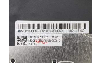 Lenovo 5CB0Y88027 Tastatur inkl. Topcase ASM_UK BL FP W81X3PG