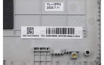 Lenovo 5CB0Y88494 COVER Upper C81YH PL_SIL NFP BLKB_UK
