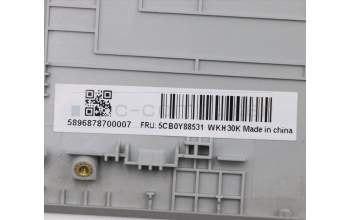 Lenovo 5CB0Y88531 COVER Upper C81YH PL_SIL NFP BLKB_RUS