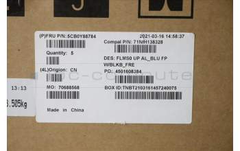 Lenovo 5CB0Y88784 COVER Upper C81YH AL_BLU FP BLKB_FRE