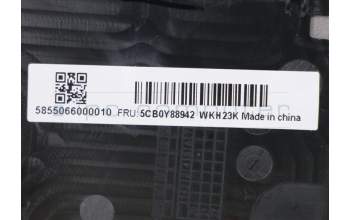 Lenovo 5CB0Y88942 COVER Upper C81YH AL_BLK FP BLKB_PORT
