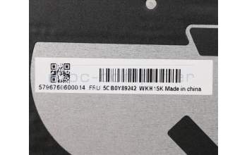 Lenovo 5CB0Y89242 COVER Upper C81YH PL_SIL NFP NBLKB_US