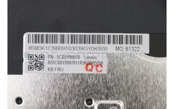Lenovo 5CB0Y89978 Tastatur inkl. Topcase ASM_JA BL FP W81X3PG