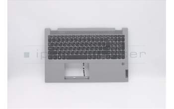 Lenovo 5CB0Y89980 C-Cover with keyboard, Hebrew, Platinum Grey, Backlight, Fingerprint
