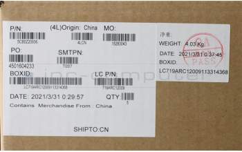 Lenovo 5CB0Z20936 Tastatur inkl. Topcase ASM_GK L82C3IGTEX