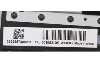 Lenovo 5CB0Z21003 Tastatur inkl. Topcase ASM C81YT KB ITA