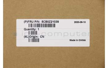 Lenovo 5CB0Z21039 Tastatur inkl. Topcase ASM_INDIA L82C6 IGTEX