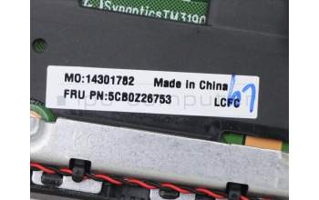 Lenovo 5CB0Z26753 Tastatur inkl. Topcase britisch L 82BA OB