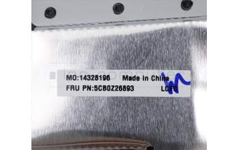 Lenovo 5CB0Z26893 Tastatur inkl. Topcase ASM_UK L 81Y6NFPRGB