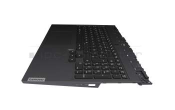 5CB0Z26897 Original Lenovo Tastatur inkl. Topcase DE (deutsch) schwarz/grau mit Backlight
