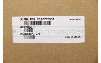 Lenovo 5CB0Z26916 Tastatur inkl. Topcase ASM_UKR L81Y6NFPRGB