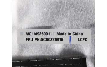 Lenovo 5CB0Z26916 Tastatur inkl. Topcase ASM_UKR L81Y6NFPRGB